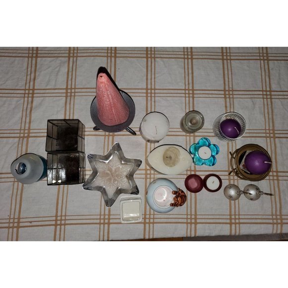 22 piece Candle/Decor Lot - Picture 1 of 12